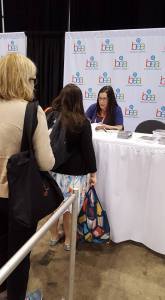 signing at Book Expo America