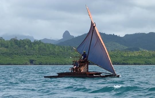 Fijian exhibition canoe sails in for Queen's 90th Birthday Celebrations