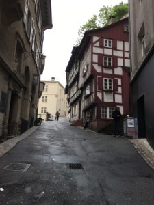 A typical Basel street.