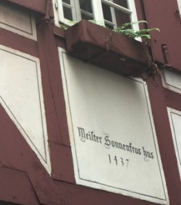 The date on the house: 1437!