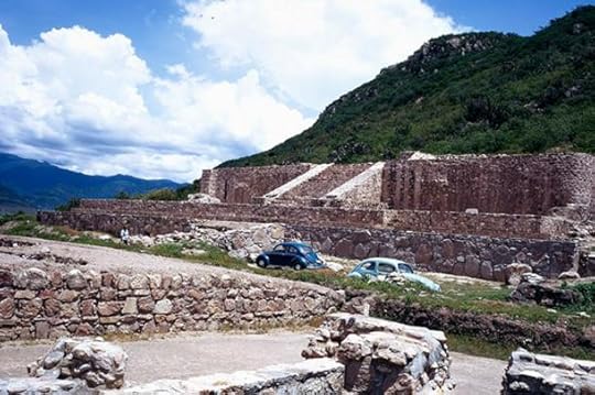 The archaeological site of Dainzú-Macuilxóchitl in the Oaxaca Valley in southern Mexico, once inhabited by the Zapotec civilization