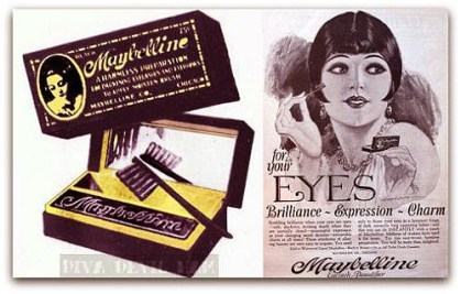 Maybelline eyeliner advertisement 1920s