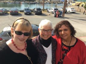 Carol Levin, Lana Ayers, and me