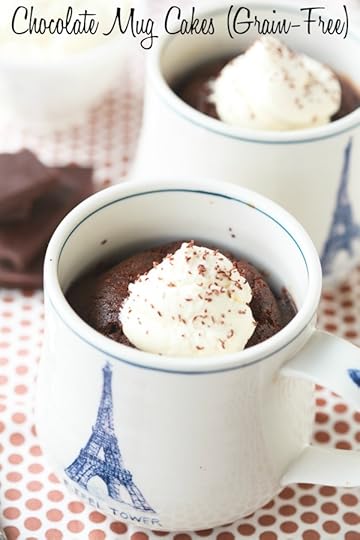 Chocolate Mug Cake Recipe via DeliciouslyOrganic.net #grainfree #recipe