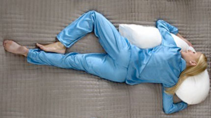 Soldier's crawl: the best sleeping position for rough seas.