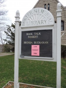 sign out front