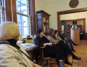 Some of those who came to Porter Memorial to hear me read from COVER STORY