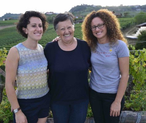 Lucia Altare with her daughters Elena (left) and Silvia Photo Credit - Elisabetta Vacchetto