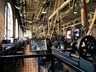 Edison’s heavy machine shop-where invention prototypes take shape