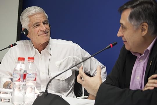James Nachtwey en marzo de 2015 en la sede de la Universidad de Navarra en Madrid. Fotografía de Jorge Gutiérrez 
