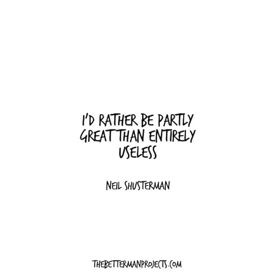 id rather be partly great