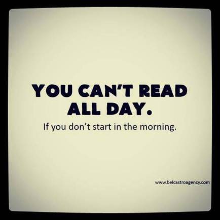 you cant read all day