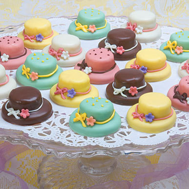 Tea Hat Petit Fours. 