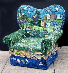 mosiac chair