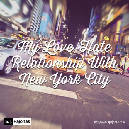 SJ Pajonas My LoveHate Relationship With NYC