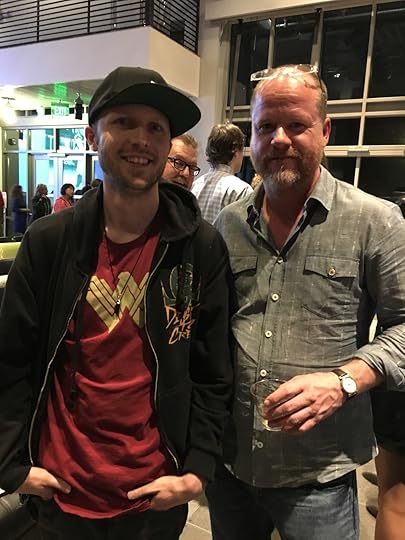 Denis Caron meeting Joss Whedon for the first time. #HeForShe