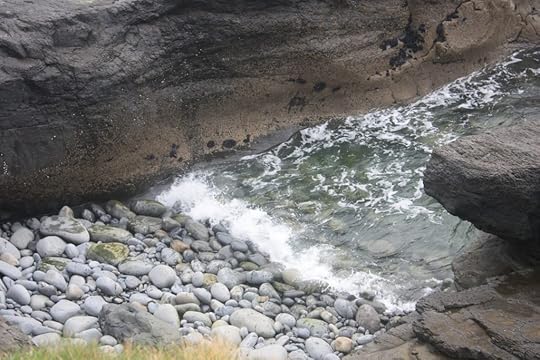 wave-washed rocks