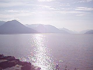 the coastline off Dyea, Alaska