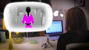 A scene from the MAKING HEADLINES Book Trailer