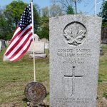 The grave of Sapper William Bustin