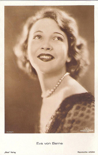 Actress Eva Von Berne (1910-2010)