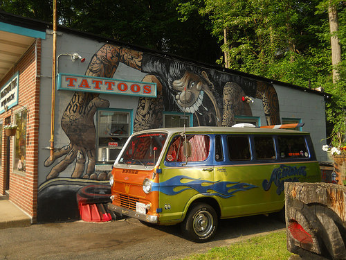 Milltown Ink, side wall