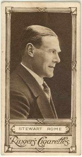 Stewart Rome- Cinema Stars Cigarette Card