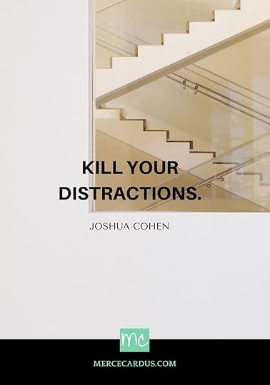 Joshua Cohen on distractions