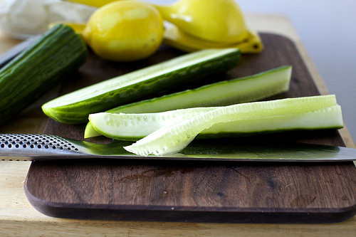 removing the seeds from the 