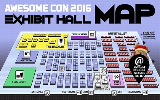 Awesome Con Exhibit Hall Map