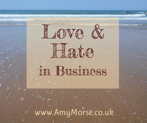love and hate in busines