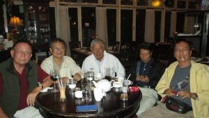 Từ trái: Lữ Quỳnh, Đỗ Hồng Ngọc, Nguyễn Thành Phước, Châu Văn Thuận, Thân Trọng Minh.