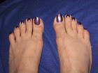 purple toes