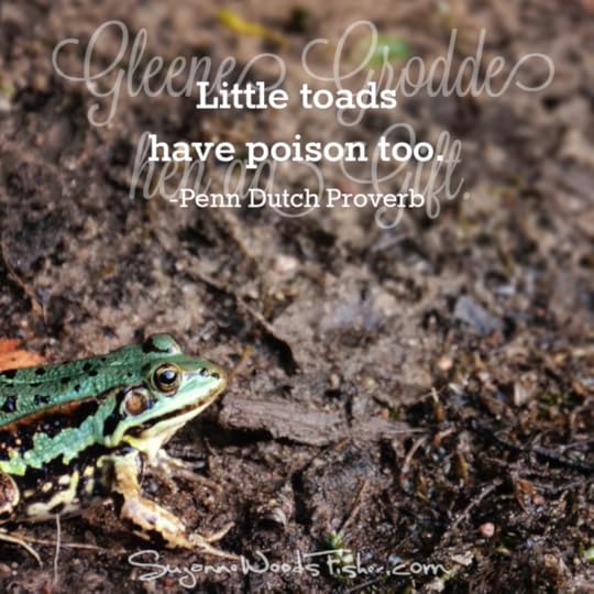 penn dutch proverb - toad