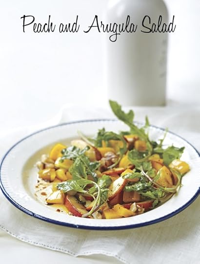 Peach and Arugula Salad via DeliciouslyOrganic.net 