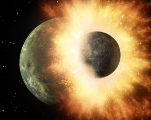 protoplanets collide