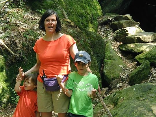 Megan and boys go hiking