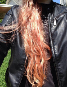 Ion Hottie Pink on bleached hair