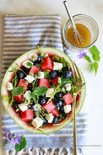 beautiful watermelon salad