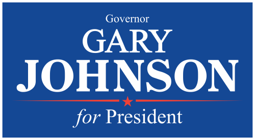 Gary Johnson for president