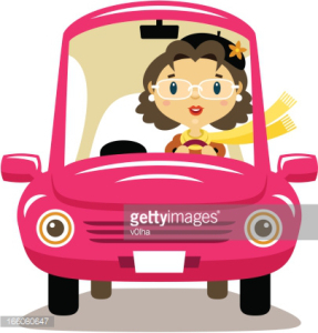 woman driving