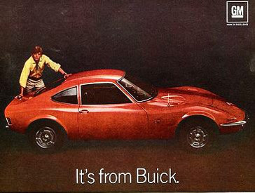 1969 Opal GT ad