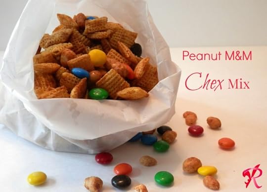 Peanut and M&M chex mix