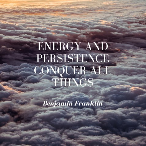 Energy - Benjamin Franklin (quote)