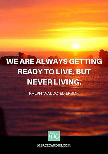 Ralpph W. Emerson on living