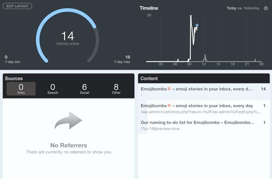 Gosquared for Emojibombs