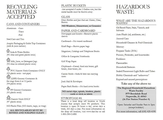 REcycling List