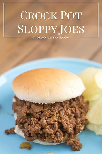Crock Pot Sloppy Joes recipe via flouronmyface.com