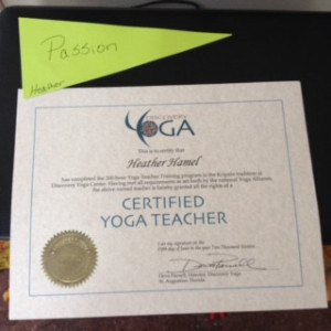 yoga cert