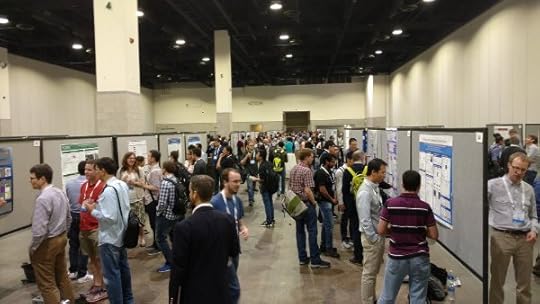 One of the poster sessions at DAMOP.